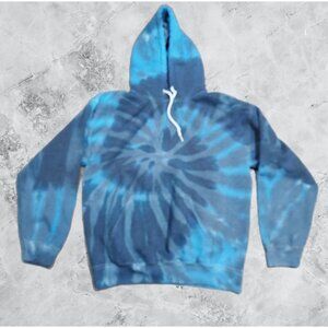Tie Dye Hoodie Sweatshirt Pullover Gildan Heavy Blend Kangaroo Pocket Medium